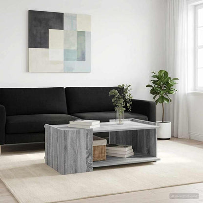 Konferenční Stolek Šedá Sonoma 90 X 50 X 33 Cm Kompozitní Dřevo