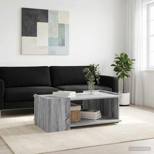 Konferenční Stolek Šedá Sonoma 90 X 50 X 33 Cm Kompozitní Dřevo