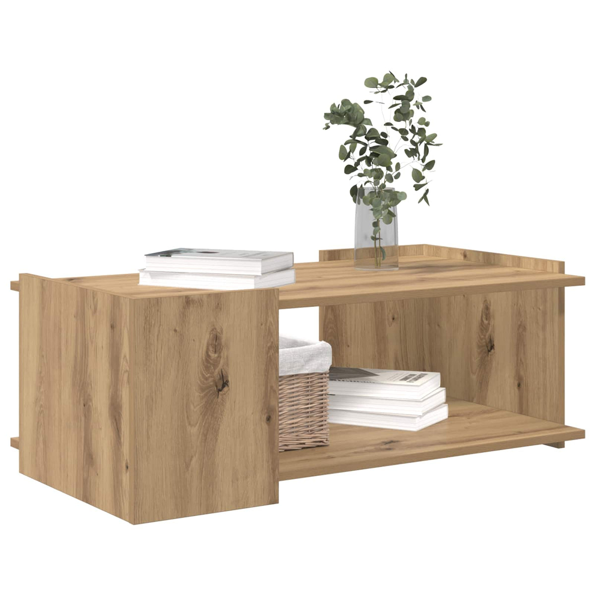 Konferenční Stolek Dub Artisan 90 X 50 X 33 Cm Kompozitní Dřevo
