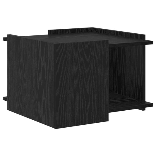 Konferenční Stolek Černý Dub 50,5 X 50 X 33 Cm Kompozitní Dřevo