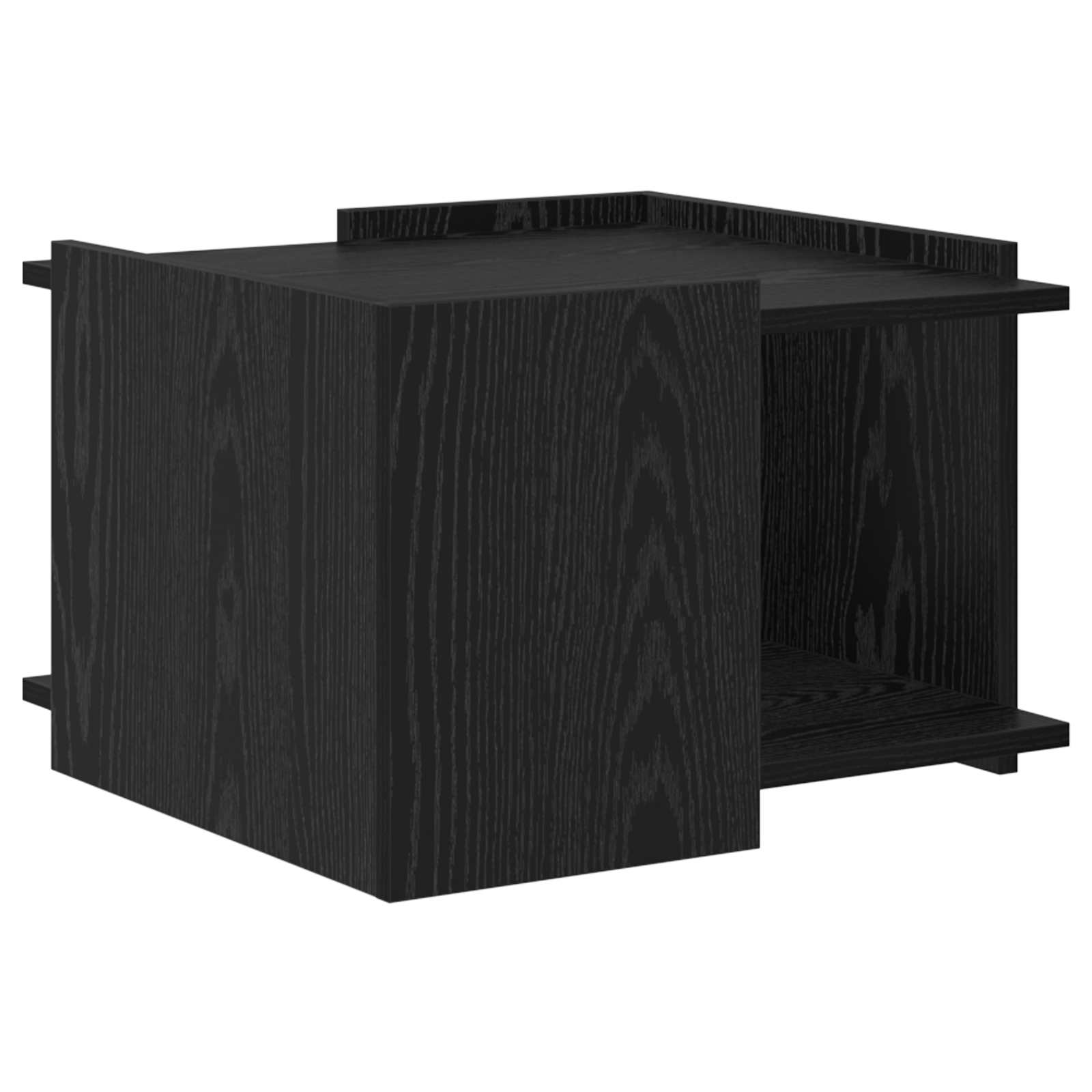 Konferenční Stolek Černý Dub 50,5 X 50 X 33 Cm Kompozitní Dřevo
