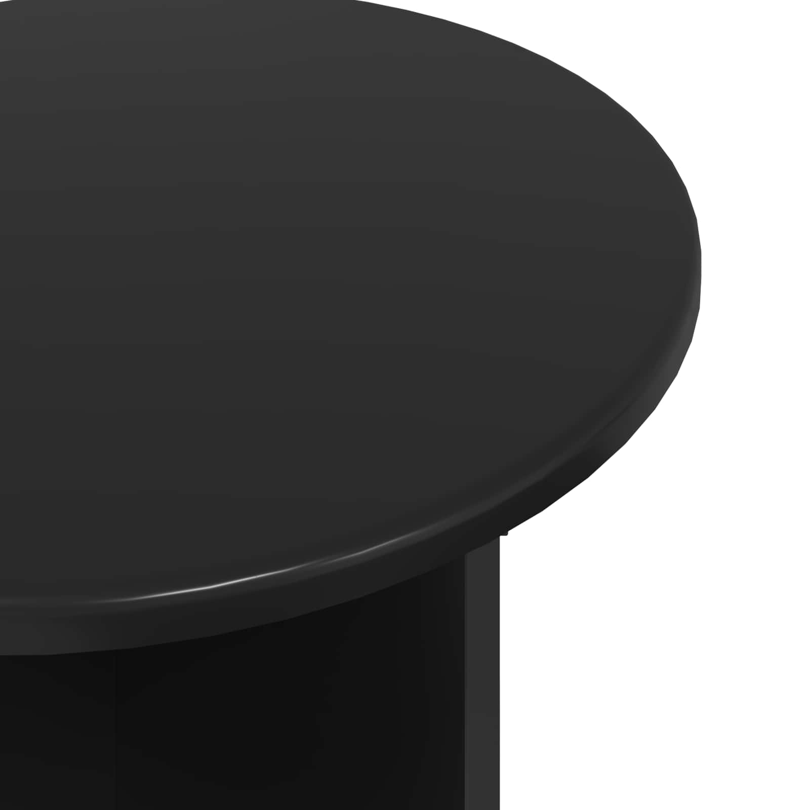 Sada Odkládacích Stolků 2 Pcs Černý Dub Dřevěný Materiál