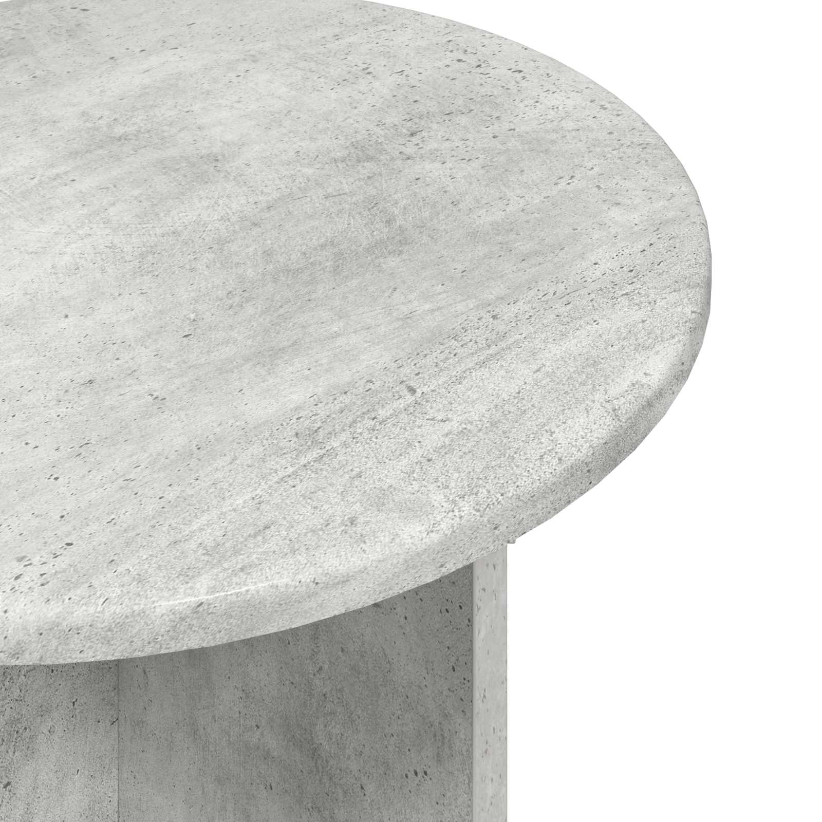Sada Odkládacích Stolků 2 Pcs Betonově Šedá Dřevěný Materiál