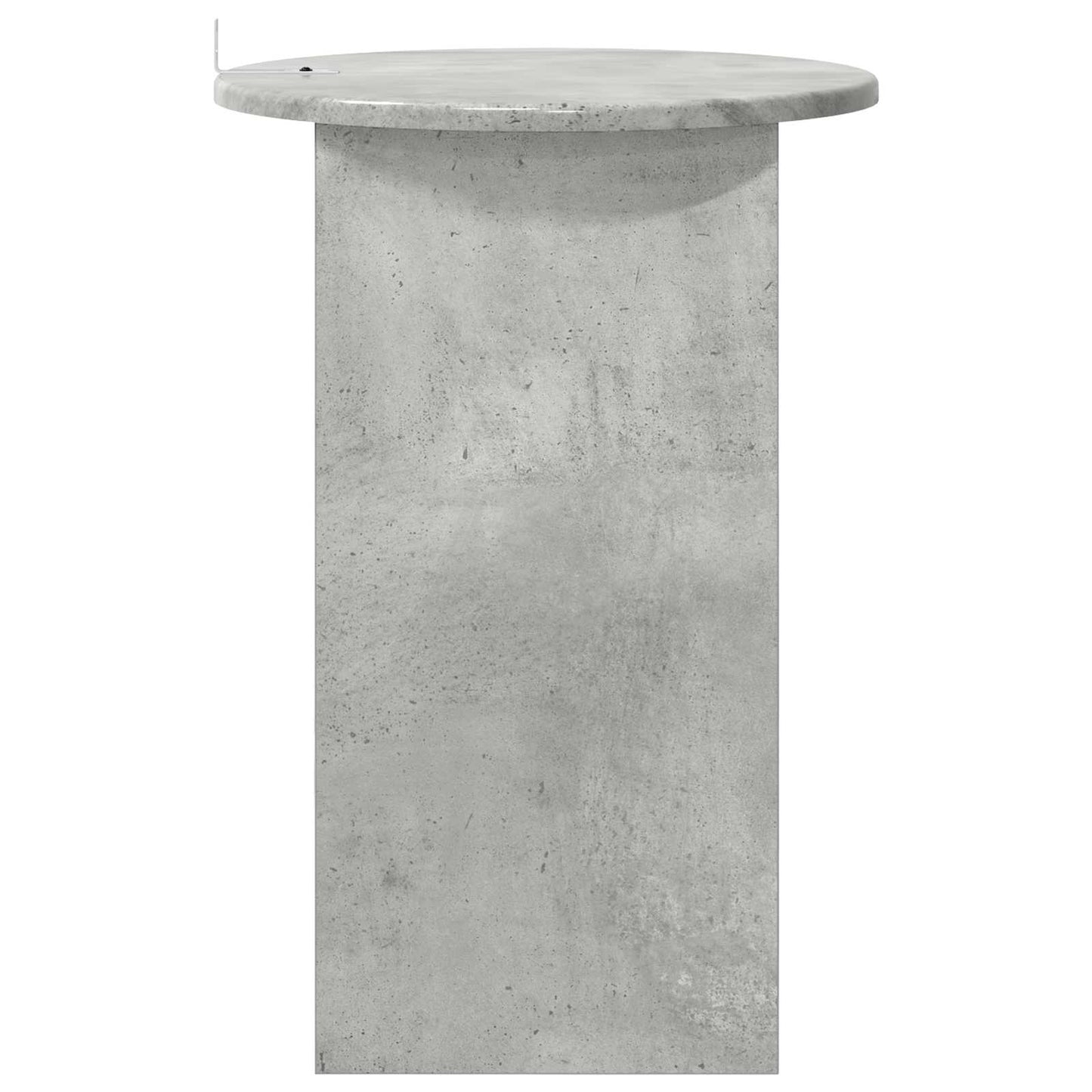 Boční Stůl Betonově Šedá Ø 39,5 X 55 Cm Kompozitní Dřevo