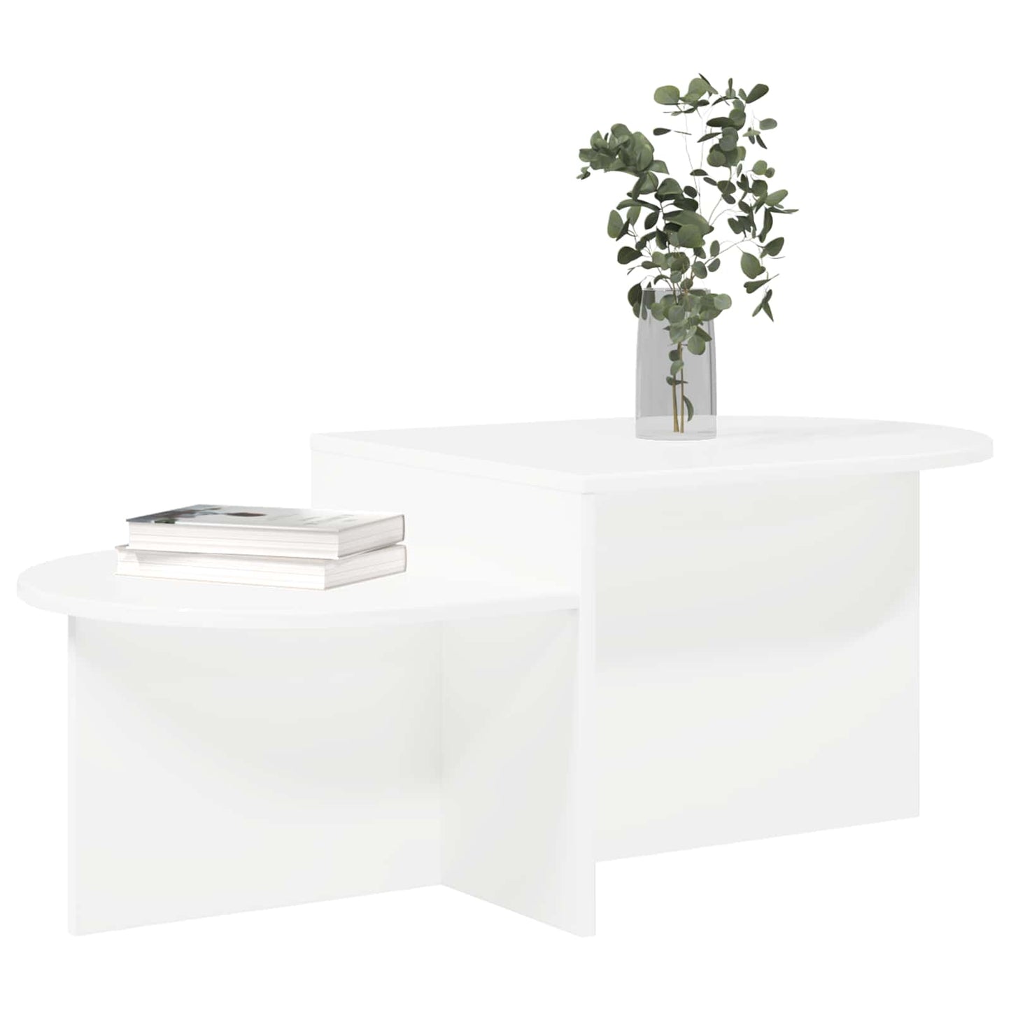 Konferenční Stolek Bílá 100 X 50 X 40 Cm Kompozitní Dřevo