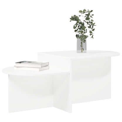 Konferenční Stolek Bílá 100 X 50 X 40 Cm Kompozitní Dřevo
