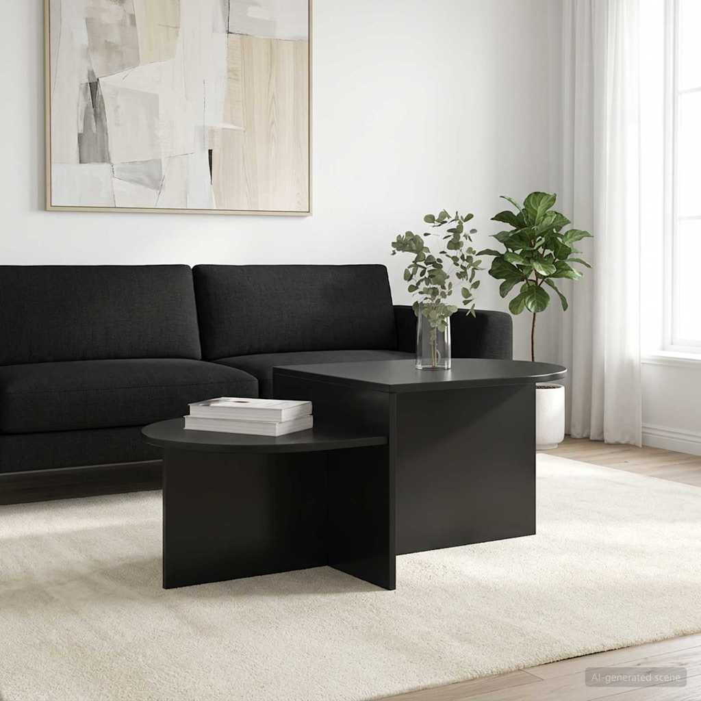 Konferenční Stolek Černý Dub 100 X 50 X 40 Cm Kompozitní Dřevo