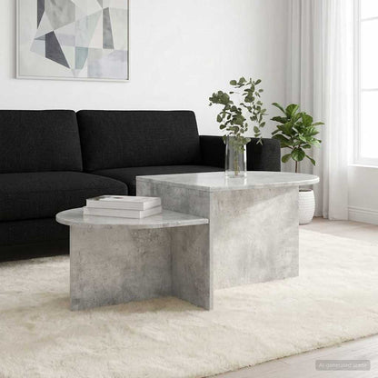 Konferenční Stolek Betonově Šedá 100 X 50 X 40 Cm