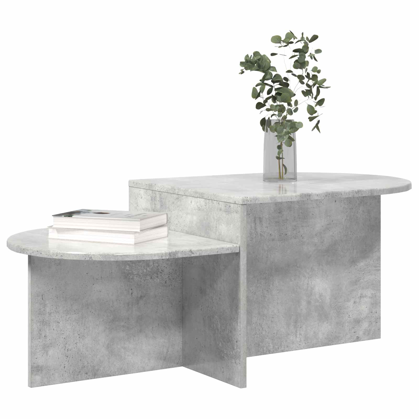 Konferenční Stolek Betonově Šedá 100 X 50 X 40 Cm