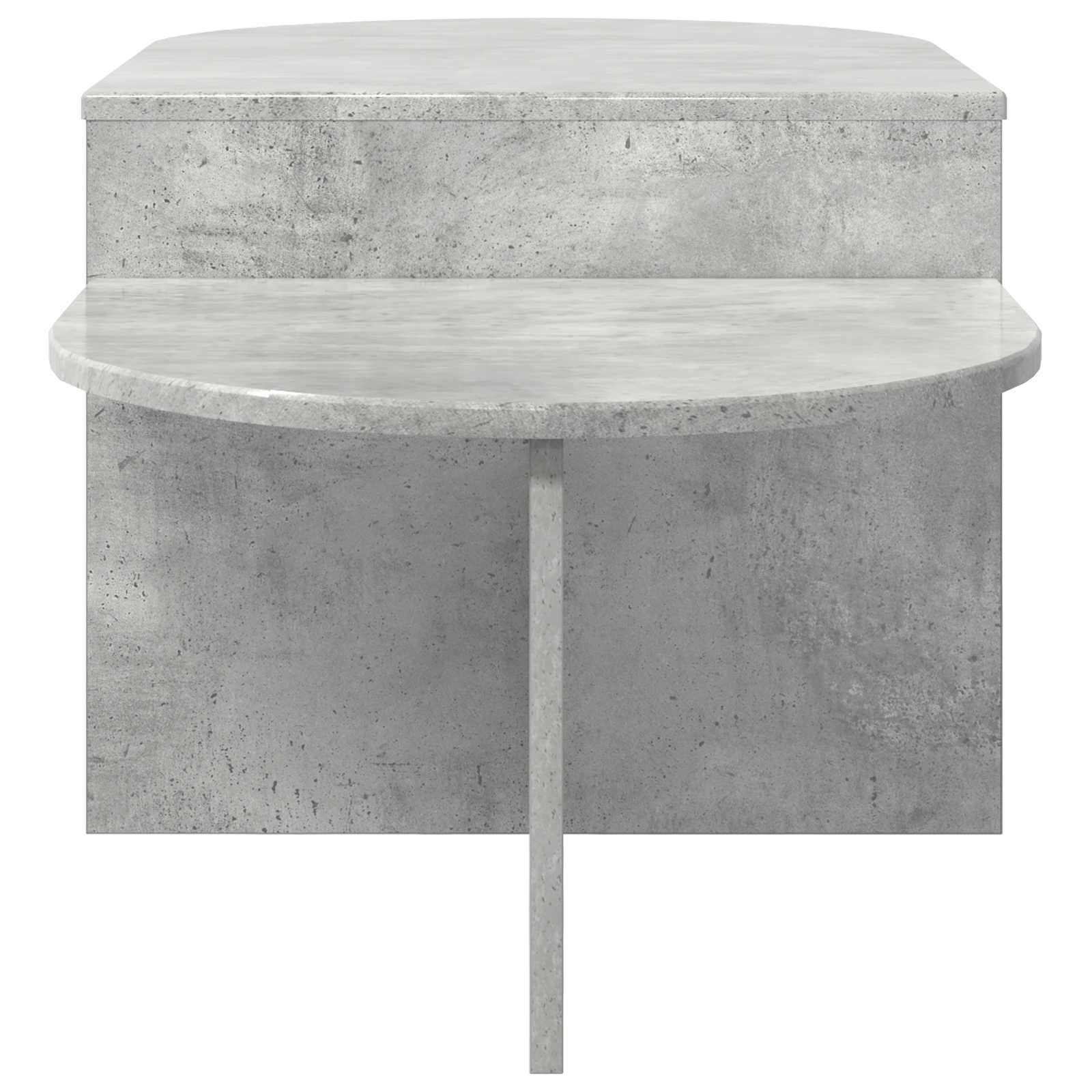 Konferenční Stolek Betonově Šedá 100 X 50 X 40 Cm