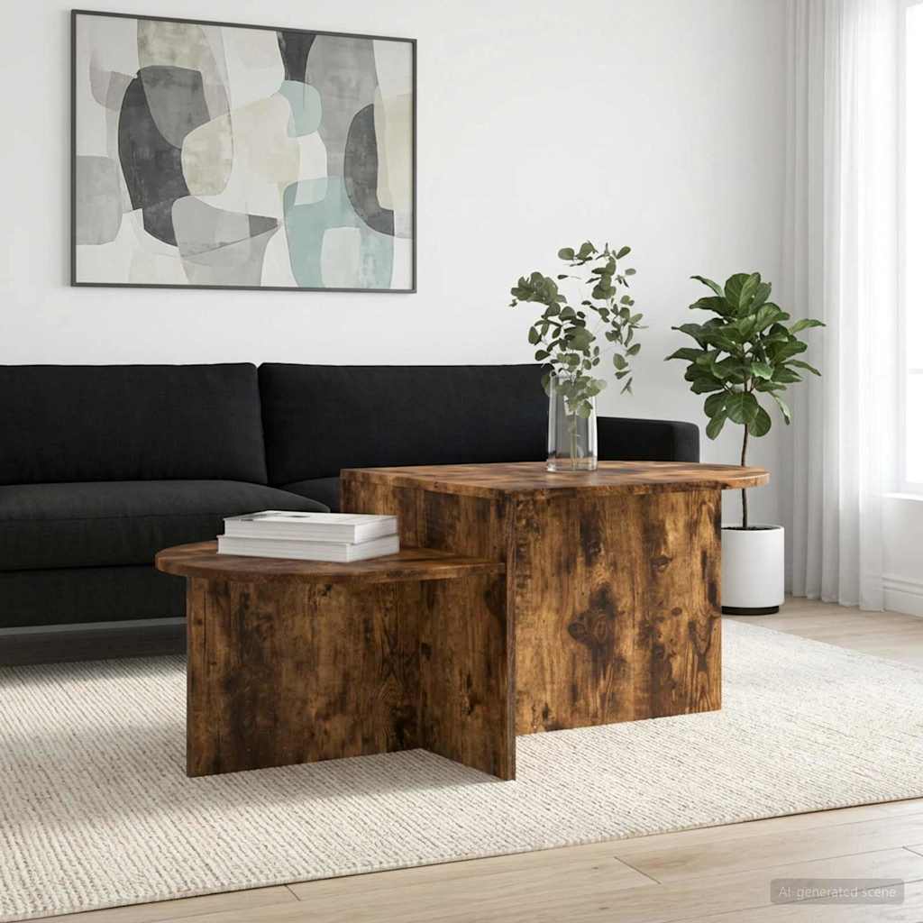 Konferenční Stolek Kouřový Dub 100 X 50 X 40 Cm