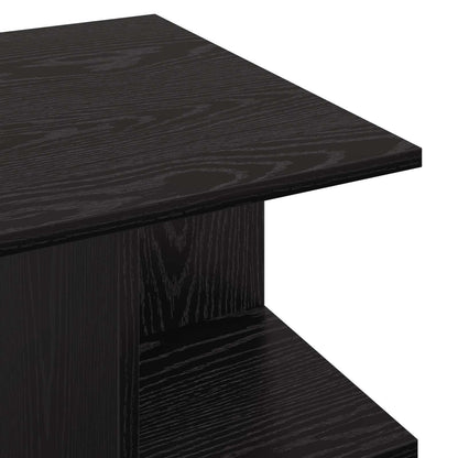 Konferenční Stolek Černý Dub 87 X 50 X 45 Cm Dřevěný Materiál