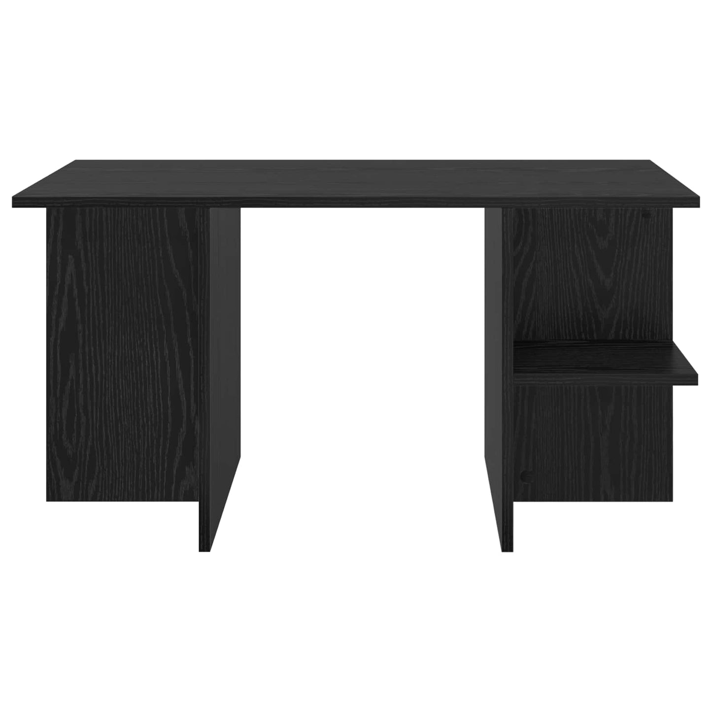 Konferenční Stolek Černý Dub 87 X 50 X 45 Cm Dřevěný Materiál