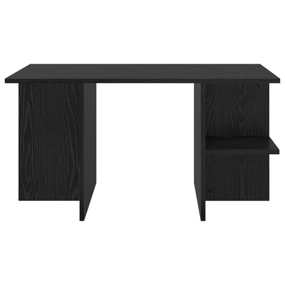 Konferenční Stolek Černý Dub 87 X 50 X 45 Cm Dřevěný Materiál