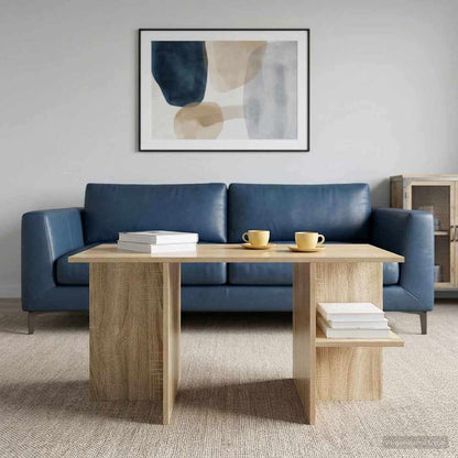 Konferenční Stolek Dub Sonoma 87 X 50 X 45 Cm Dřevěný Materiál