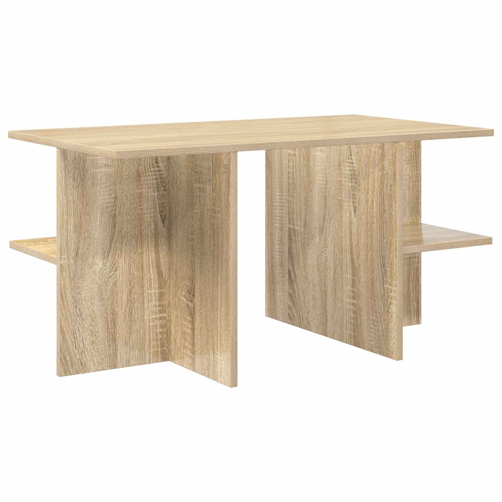 Konferenční Stolek Dub Sonoma 87 X 50 X 45 Cm Dřevěný Materiál