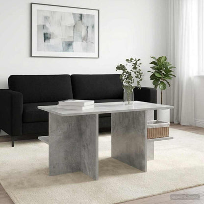 Konferenční Stolek Betonově Šedá 87 X 50 X 45 Cm