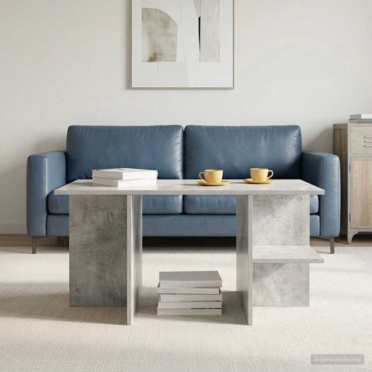 Konferenční Stolek Betonově Šedá 87 X 50 X 45 Cm