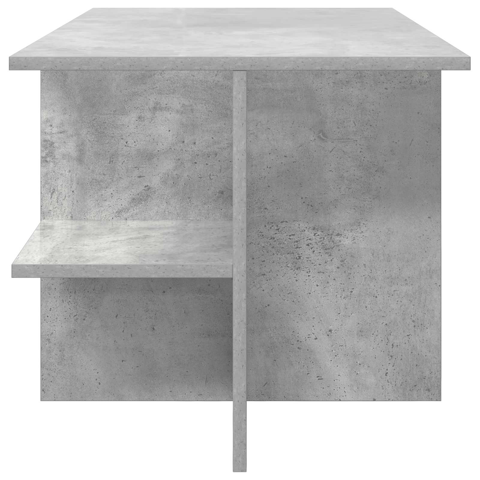 Konferenční Stolek Betonově Šedá 87 X 50 X 45 Cm