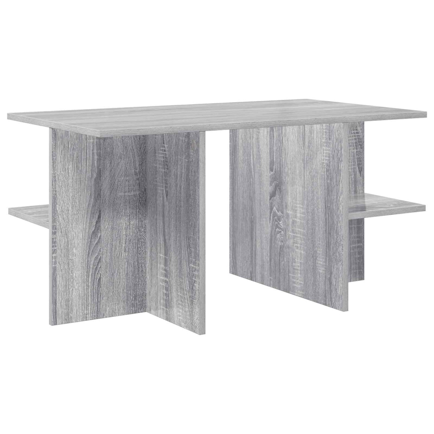 Konferenční Stolek Šedá Sonoma 87 X 50 X 45 Cm Dřevěný Materiál