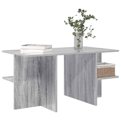 Konferenční Stolek Šedá Sonoma 87 X 50 X 45 Cm Dřevěný Materiál