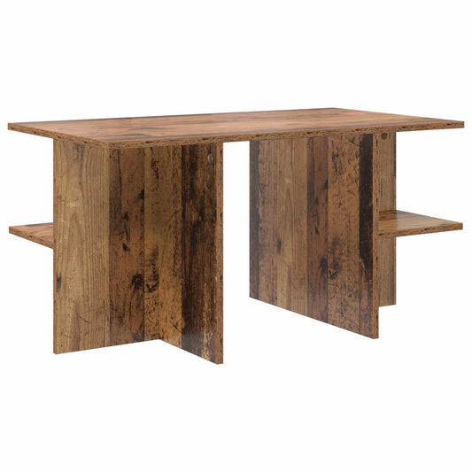 Konferenční Stolek Staré Dřevo 87 X 50 X 45 Cm Dřevěný Materiál