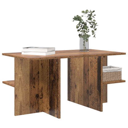 Konferenční Stolek Staré Dřevo 87 X 50 X 45 Cm Dřevěný Materiál