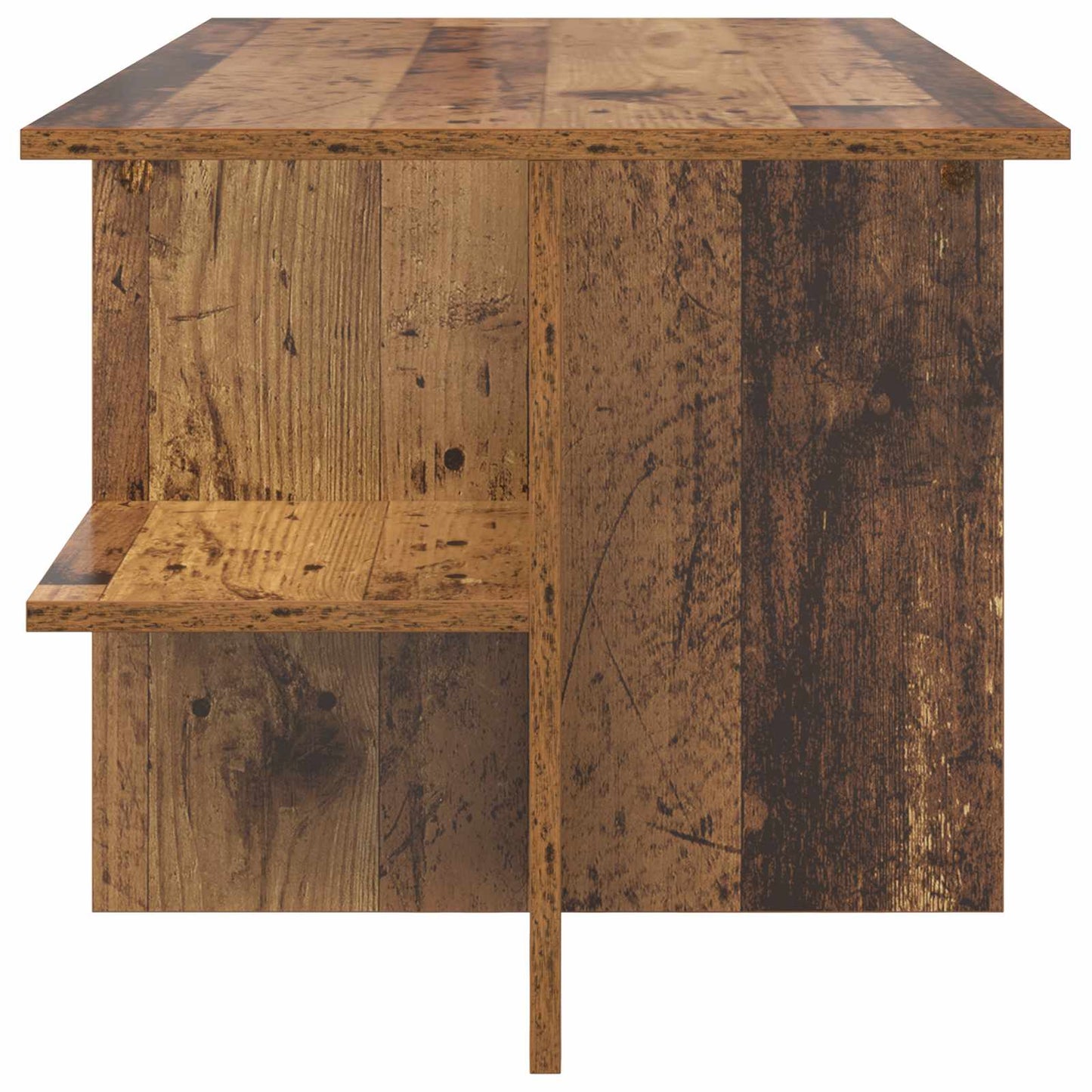 Konferenční Stolek Staré Dřevo 87 X 50 X 45 Cm Dřevěný Materiál