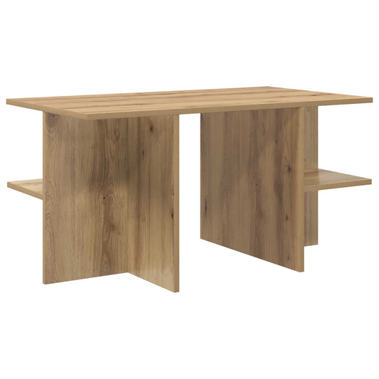 Konferenční Stolek Dub Artisan 87 X 50 X 45 Cm Dřevěný Materiál