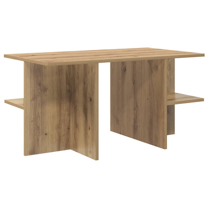 Konferenční Stolek Dub Artisan 87 X 50 X 45 Cm Dřevěný Materiál