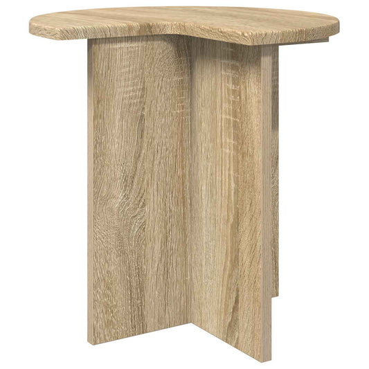 Boční Stůl S Úložištěm Dub Sonoma Ø 39 X 38 Cm Kompozitní Dřevo