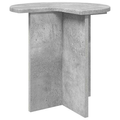 Boční Stůl Betonově Šedá Ø 39 X 38 Cm Kompozitní Dřevo