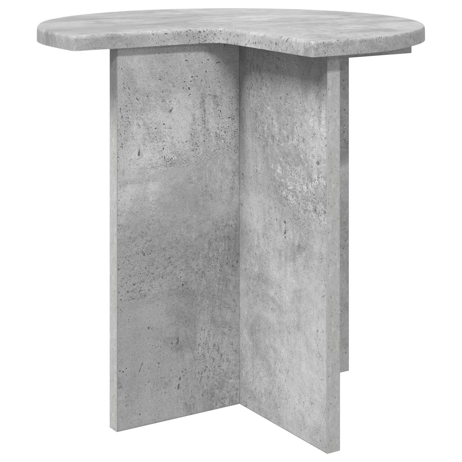 Boční Stůl 2 Pcs Betonově Šedá Ø 39 X 38 Cm Kompozitní Dřevo