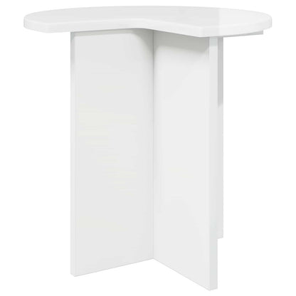 Boční Stůl S Úložištěm 2 Pcs Bílá S Vysokým Leskem Ø 39 X 38 Cm