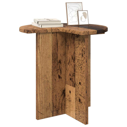 Boční Stůl 2 Pcs Staré Dřevo Ø 39 X 38 Cm Kompozitní Dřevo