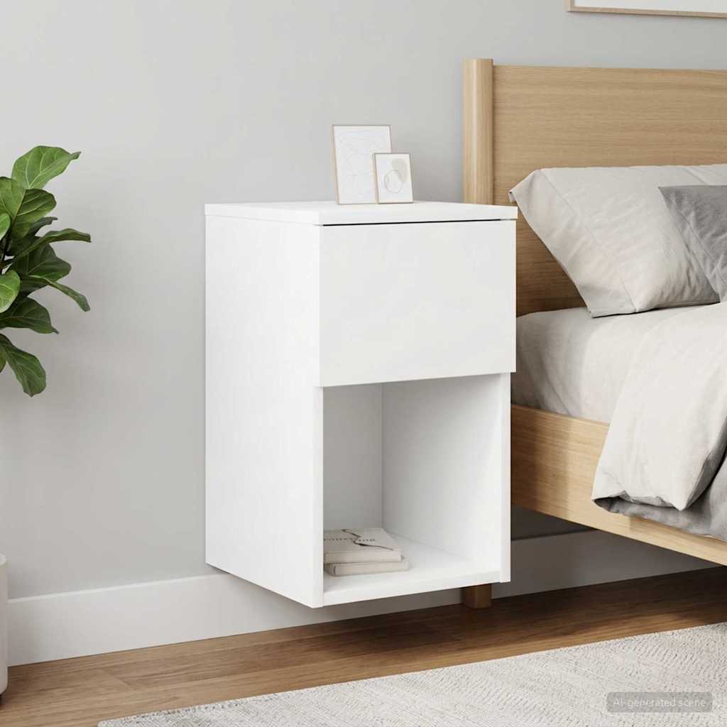 Zásuvka Pod Postel Bílá 29 X 31,5 X 49 Cm Kompozitní Dřevo