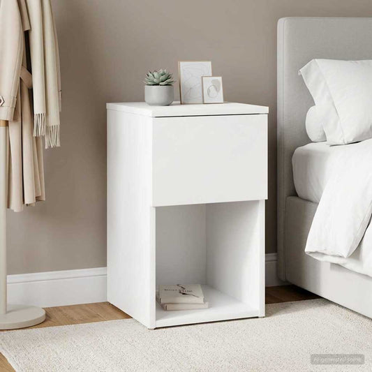 Zásuvka Pod Postel Bílá 29 X 31,5 X 49 Cm Kompozitní Dřevo