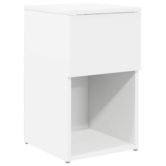 Zásuvka Pod Postel Bílá 29 X 31,5 X 49 Cm Kompozitní Dřevo