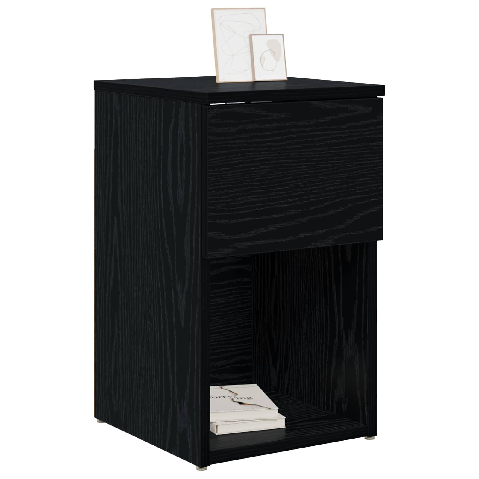 Zásuvka Pod Postel Černý Dub 29 X 31,5 X 49 Cm Kompozitní Dřevo