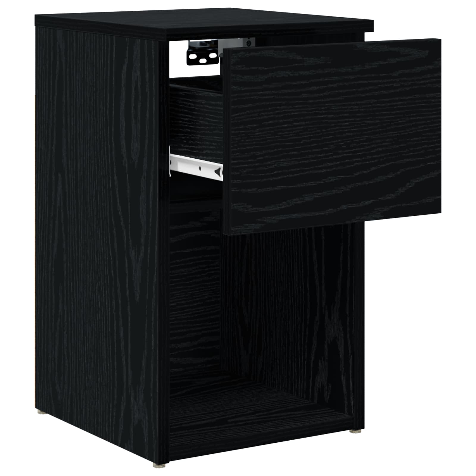 Zásuvka Pod Postel 2 Pcs Černý Dub 29 X 31,5 X 49 Cm