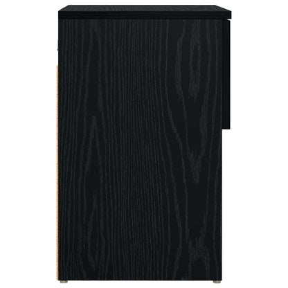 Zásuvka Pod Postel 2 Pcs Černý Dub 29 X 31,5 X 49 Cm