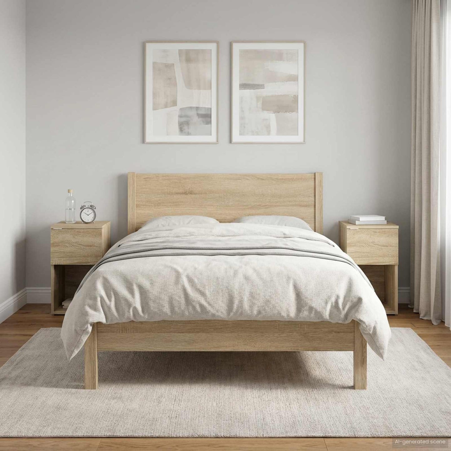 Zásuvka Pod Postel 2 Pcs Dub Sonoma 29 X 31,5 X 49 Cm