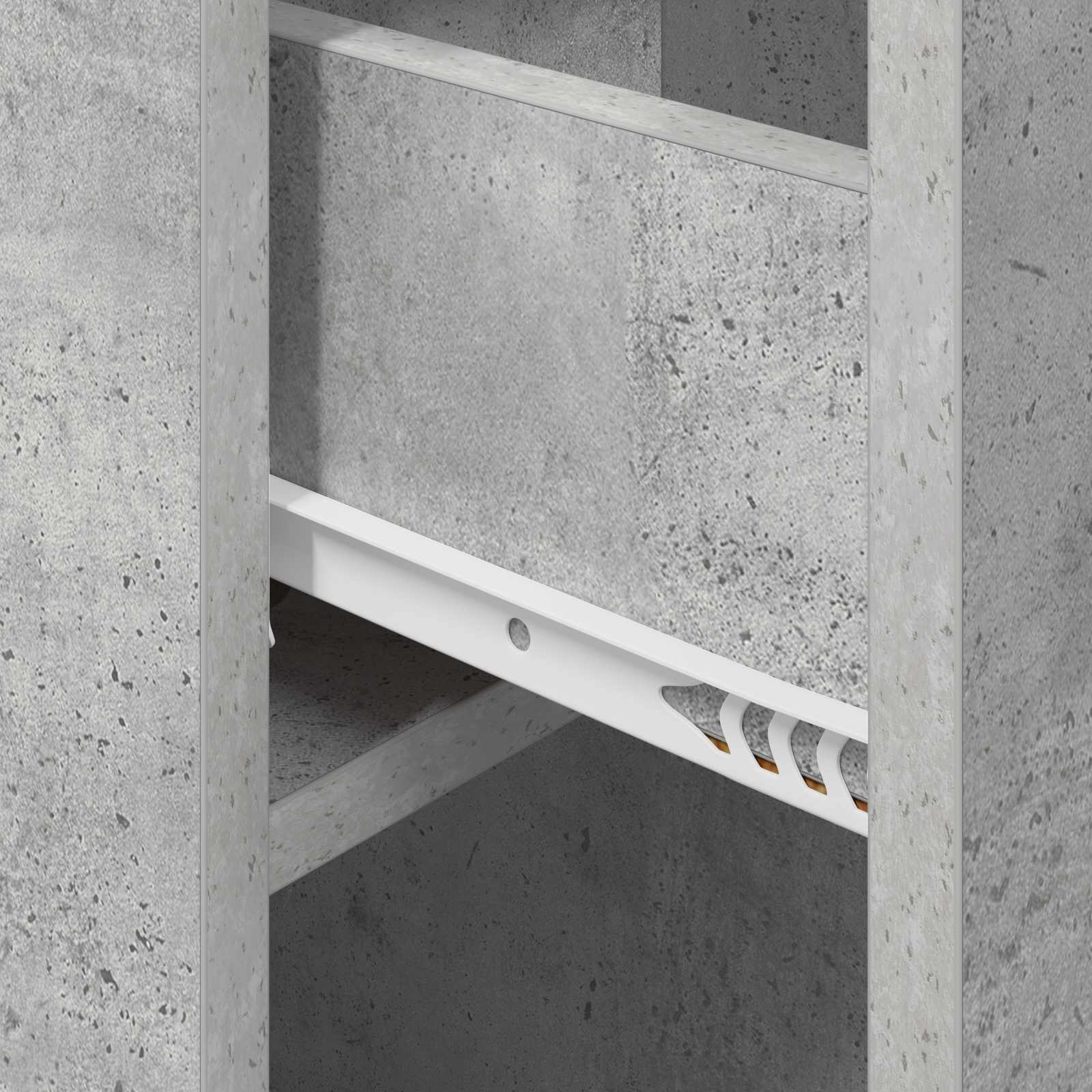 Zásuvka Pod Postel 2 Pcs Betonově Šedá 29 X 31,5 X 49 Cm