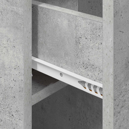 Zásuvka Pod Postel 2 Pcs Betonově Šedá 29 X 31,5 X 49 Cm