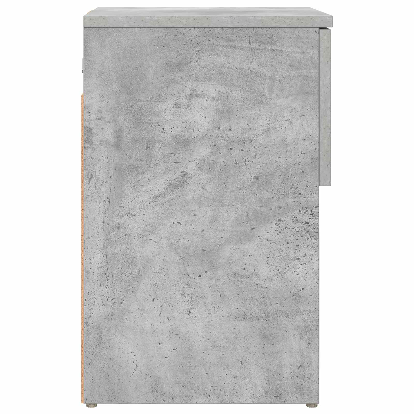 Zásuvka Pod Postel 2 Pcs Betonově Šedá 29 X 31,5 X 49 Cm