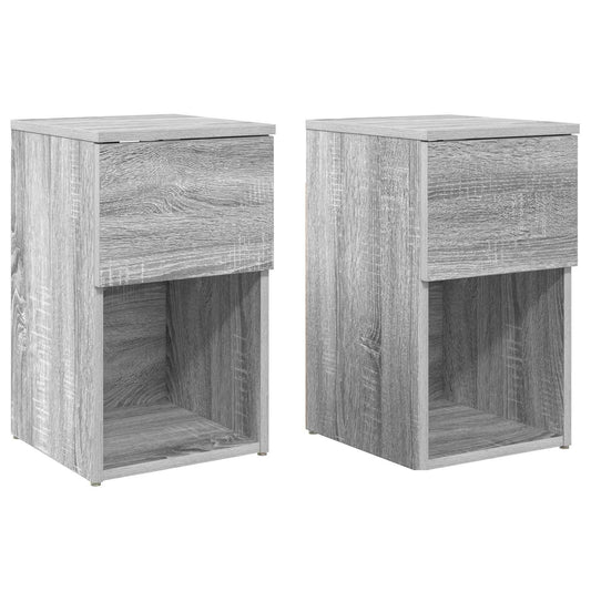 Zásuvka Pod Postel 2 Pcs Šedá Sonoma 29 X 31,5 X 49 Cm