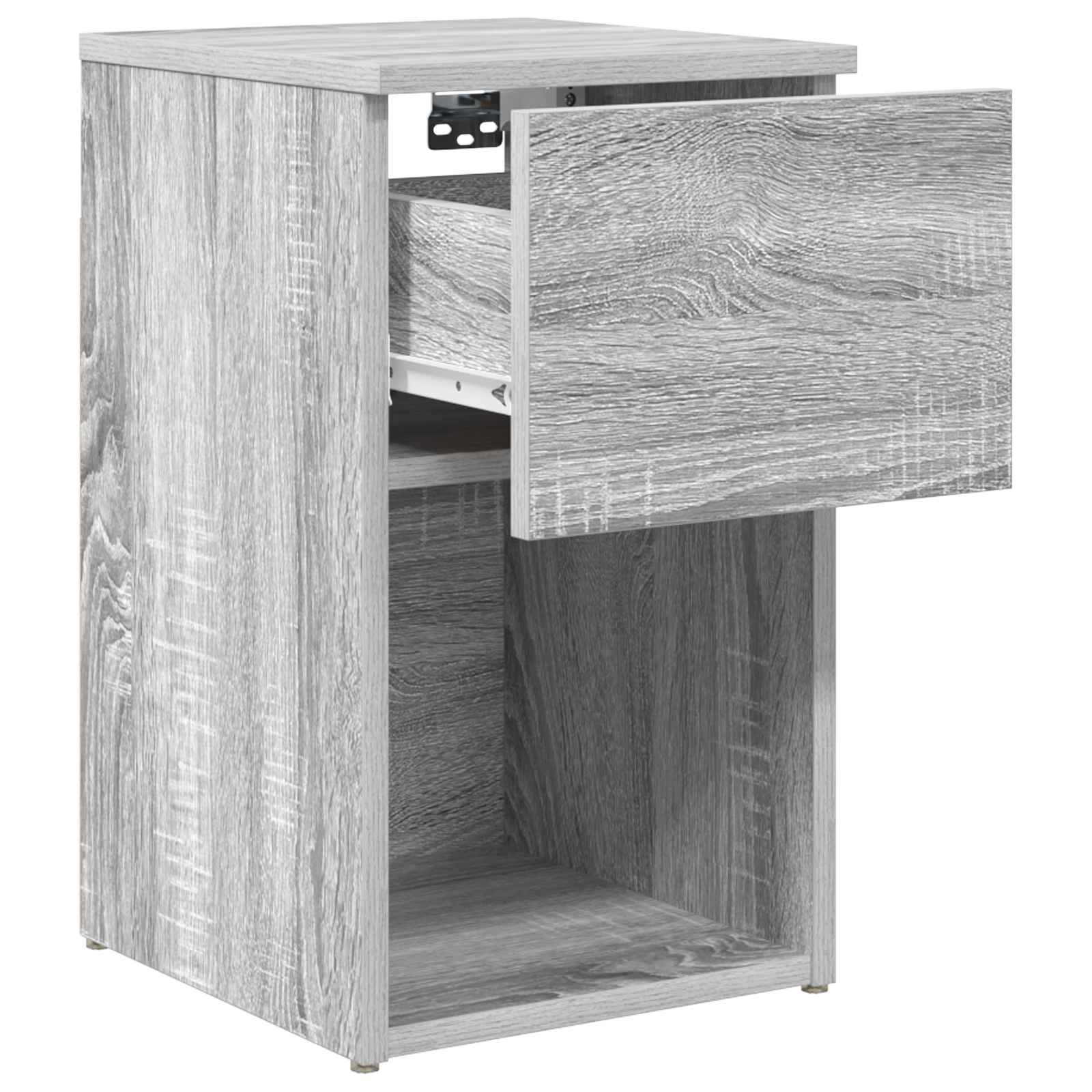 Zásuvka Pod Postel 2 Pcs Šedá Sonoma 29 X 31,5 X 49 Cm
