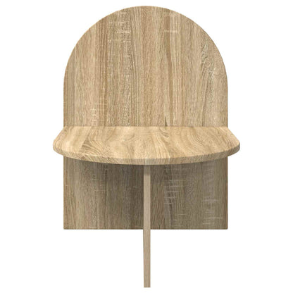Noční Stolek 2 Pcs Dub Sonoma 48 X 49 X 65 Cm Dřevěný Materiál