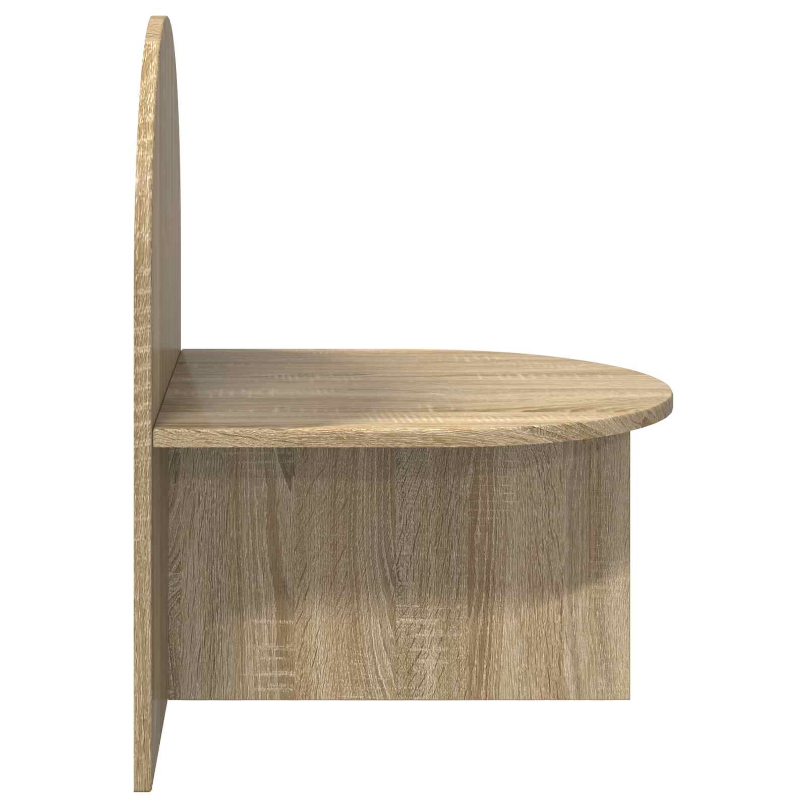 Noční Stolek 2 Pcs Dub Sonoma 48 X 49 X 65 Cm Dřevěný Materiál