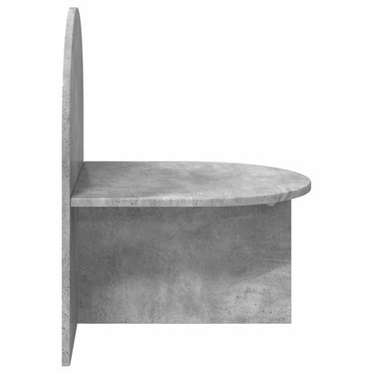Noční Stolek 2 Pcs Betonově Šedá 48 X 49 X 65 Cm